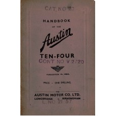 Austin 10 - Handbook - 1360A
