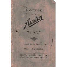 Austin 10 - Handbook - 1422B