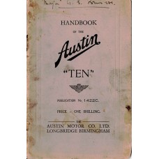 Austin 10 - Handbook - 1422C