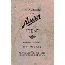 Austin 10 - Handbook - 1422D