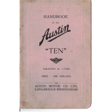 Austin 10 - Handbook - 1726