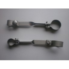Bracket -  pipe to 2nd cross member - 10/4 cruxiform chassis with tubular cross member 