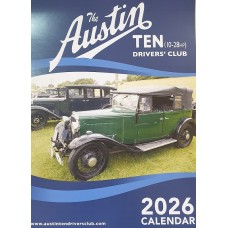 Austin Ten Drivers Club Calendar 2026